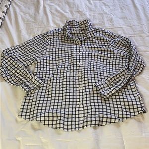 Lucky Brand Plaid Button Down Shirt size L